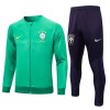 Brésil Ensemble Vestes d'Entraînement 2023-24 Verte Pour Homme